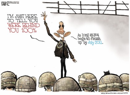 Obama Rallies Troops