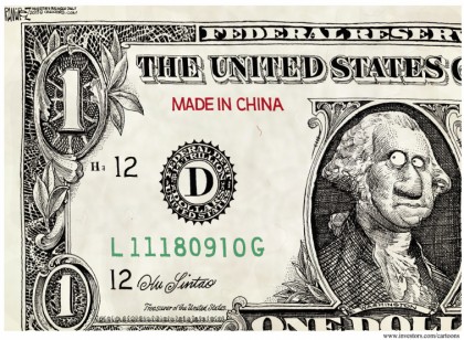 US Dollar: Made in China