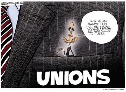 Obama In the Pocket of Big Labor Unions