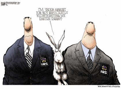 IRS Arrests the Easter Bunny