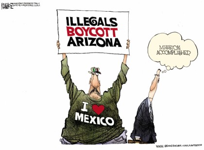 Illegals Boycott Arizona