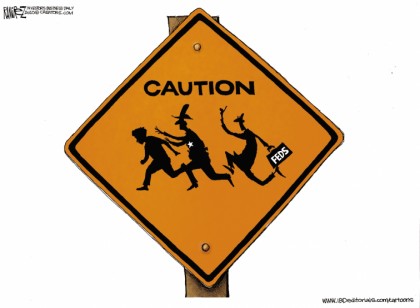 Caution Feds Crossing