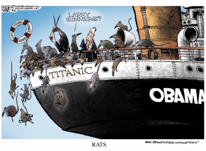 Rats Jumping From Obama Sinking Ship