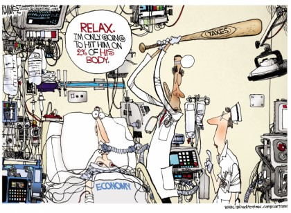 Hitting the Economy with Higher Taxes