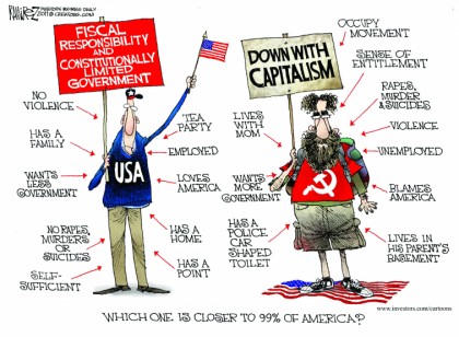 Which One Is Closer To 99 Percent of America?