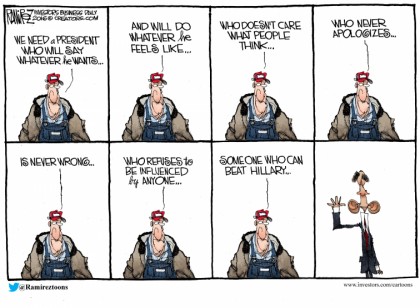 Need A President Who...