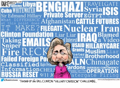 Bill Clinton Hillary Cartoon Challenge