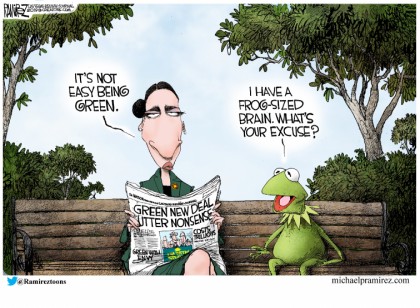 Not Easy Being Green