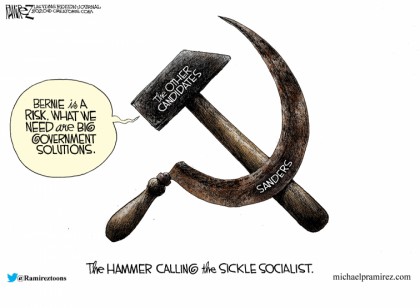 Hammer Calling the Sickle Socialist